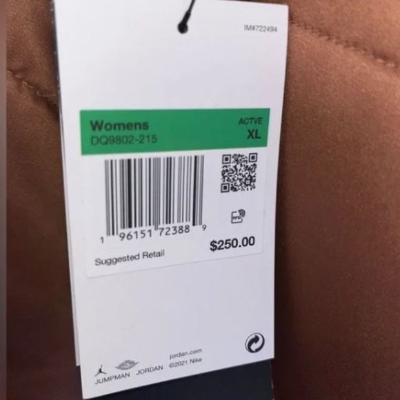 NWT‎ Jordan Flight Renegade Oversized Bomber Jacket Women’s XL - Picture 8 of 16